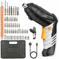 thumbnail image 2 of Teanyotink 4 Watts, 3.6 Volts Cordless Power Screwdriver, 1300 mAh, 220 RPM 47-Piece Set, 2 of 10