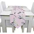 thumbnail image 4 of Coolnut Table Runner 13"x90", Flying Crane On Pink Washable Table Cloth Runner for Holiday Home Wedding Table Top Decoration, 4 of 5