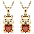 thumbnail image 2 of Collar High Monaco BearNeck01 2 Pzas Oso/Corazón Dorado/Rojo Metal, 2 of 4