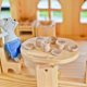 thumbnail image 2 of 10pcs Mini Pin de madera Rolling Pin Shooting Bots Doll House Rolling Pin Models, 2 of 8