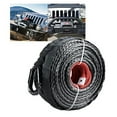 thumbnail image 3 of Winch Rope String Line,Cable With Sheath Gray Synthetic Towing Rope 29m12000LBs Car Wash Maintenance String For ATV UTV Off-Road ,Easy to Carry, 3 of 7