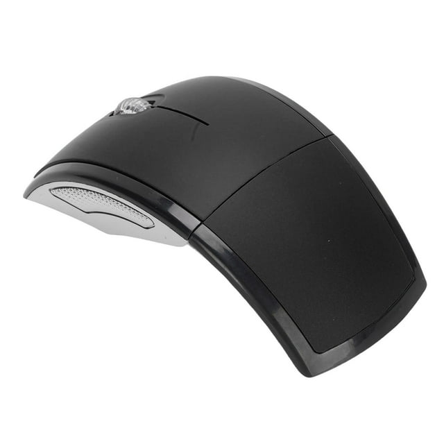Ratón Inalámbrico Plegable, Indicador de Eficiencia Energética de ratón ergonómico de CompuTADORA CON receptor para laptop