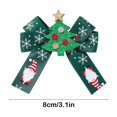 thumbnail image 3 of Xihbxyly Oferta Por Tiempo Limitado Tocado Navideño Horquillas para El Pelo con Forma de Árbol de Navidad Horquillas para El Pelo con Lazo Las Horquillas con Motivos de Copos de Nieve Son Adecuados p, 3 of 6
