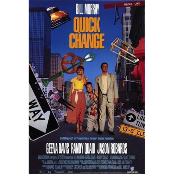 Quick Change Movie Poster - 11 x 17 in.