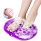 thumbnail image 4 of Limpiador masajeador para pies de ducha, alfombrilla de acupresión con ventosas antideslizantes, mejora la circulación, exfoliación, alivia los pies cansados y doloridos, reduce el dolor de pies Xemadio 220428-2, 4 of 7