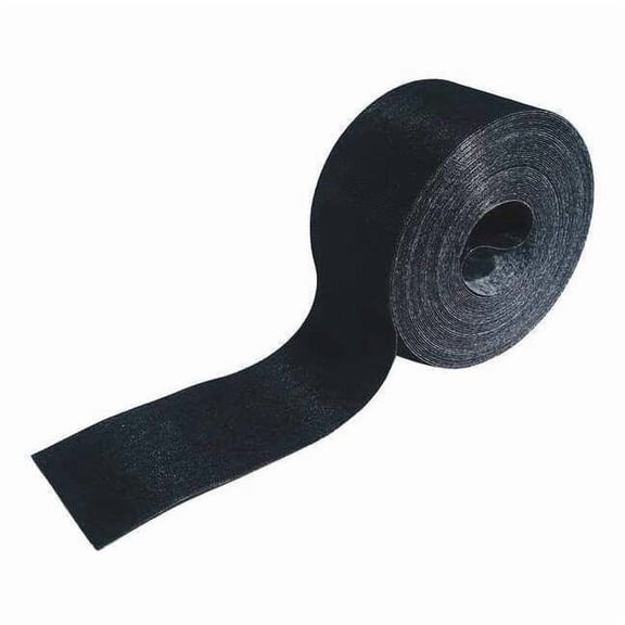 Rip-Tie Hook-and-Loop Cable Tie Roll,30 ft,Black G-20-030-BK