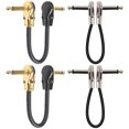 thumbnail image 1 of 4pcs Professional Guitar Effector Patch Cables Electric Guitar Pedal Cable Effector Accessory, 1 of 9