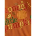 thumbnail image 4 of Infant Baby Girl Boy Halloween Romper Pumpkin Onesie Long Sleeve Bodysuit Unisex Family Costumes Fall Winter Outfit, 4 of 6