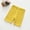 Yellow, variant on Zecgelong Girls Summer Casual Shorts Thin Elastic Waist Toddler Outfit Comfortable Breathable Soft Girls School Uniform Pants Size 3-4 Years