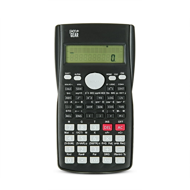 Pen Gear Scientific Calculator Black Walmart