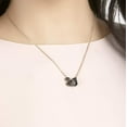 thumbnail image 4 of Collection de Bijoux pour Femmes, Finition Ton Or Rose, Cristaux Noirs, 4 of 5