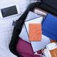 thumbnail image 5 of Funda para pasaporte, cartera, bloqueo RFID, tarjetero de cuero, accesorios de viaje para mujeres y hombres, 5 of 5