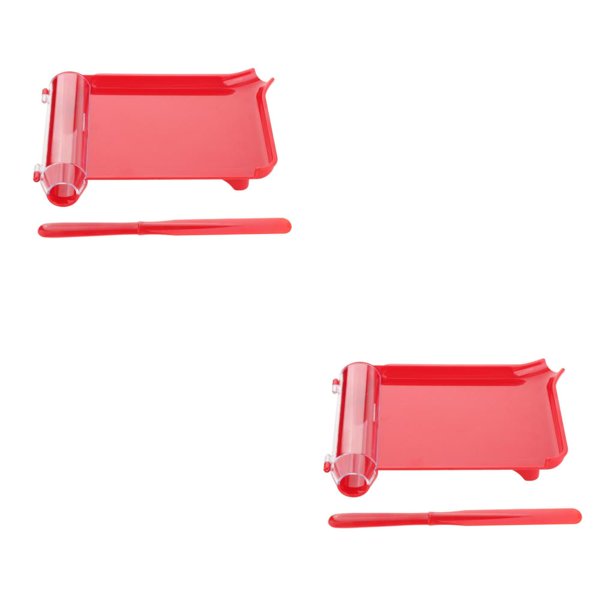 Soidarity Medicines Counter Capsules Counting Dispensing Spatula Tray w/ Rojo 2Conjunto