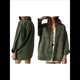 thumbnail image 2 of Chaqueta Vaquera Urbana para Mujer: Chaqueta Vaquera Estilo Boyfriend, Holgada, de Larga y con Botones Al Frente. Verde M, 2 of 7