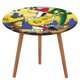 thumbnail image 1 of El show de Quick Draw McGraw-theme Fitted Round Tablecloths Elastic Edged Table Covers Waterproof Table Cloth for Kitchen Holiday Party Tables Decor 150cm, 1 of 6