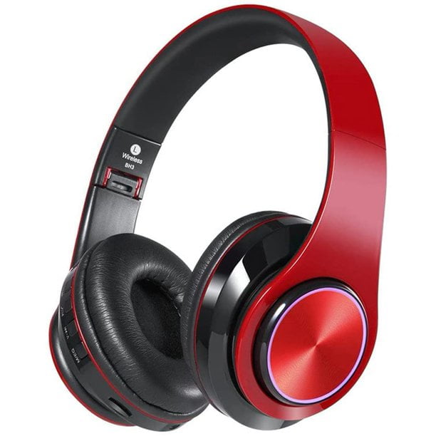 RGB Headphones, Wireless Over-Ear 