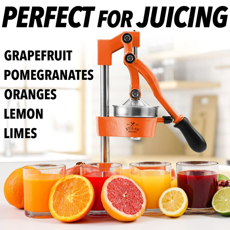 Zulay Kitchen Professional Citrus Juicer Manual Hand-Press Juicer