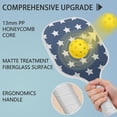 thumbnail image 2 of Pickleball Paddles Set Of 2, Fiberglass Surface, USA, Independence Day Print, 4 Balls & Bag, 2 of 5