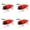 Watermelon Red, variant on 4 Pcs Realistic Cicada Shaped Fishing Lures 1.97 Inch, Cicada Fishing Catcher Freshwater Attractant Fish Tackle, Strong Hook Reusable Swim Baits for Lake Pond Topwater Lure, Fishing