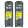 (2 pack) (2 pack) Dove Men+Care SportCare Body Wash Active + Fresh 18 oz