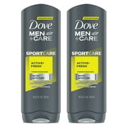 (2 pack) (2 pack) Dove Men+Care SportCare Body Wash Active + Fresh 18 oz