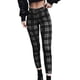 thumbnail image 1 of Leggings de mujer Pantalones de entrenamiento de cintura alta Pantalones de jogging Deportes casuales Medias activas Pantalones a cuadros, 1 of 5