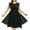 Black, variant on Fesfesfes Plus Size Dress for Women Round Neck Sequins Splicing Evening Gowns Mother of the Bride Dress Elegant Wedding Guest Dress Oversize Chiffon Lace Front Sleeveless Summer Dress