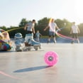 thumbnail image 2 of predolo Roue de Patin Lumineuse Silencieuse Roue de Patin à Roulettes Clignotante Pièce de Rechange en Caoutchouc PU Durable pour Enfants, Enfants, 2 of 10