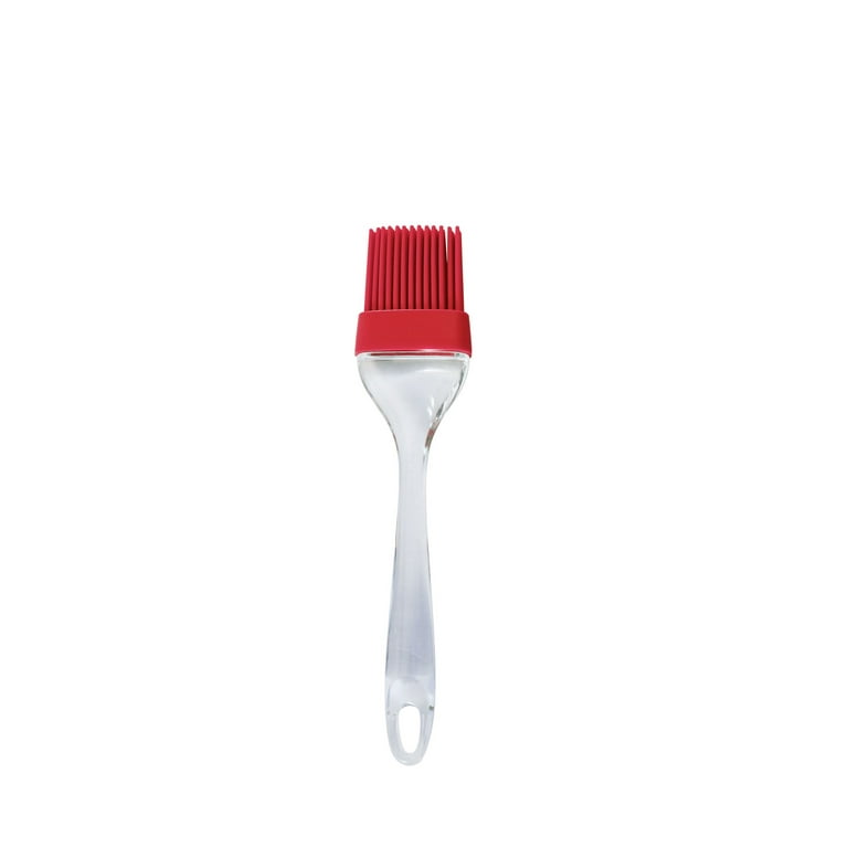 Farberware Professional Silicone Basting Brush Red with Black Handle