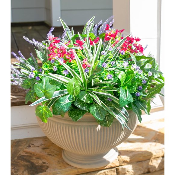 Set de plantas artificiales Starttag, 20 unidades, para decoración exterior