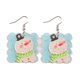thumbnail image 1 of Pendientes colgantes con temática navideña: bonitos pendientes acrílicos con forma de Papá Noel o muñeco de nieve para fiestas navideñas, joyas festivas ligeras para mujeres y adolescentes., 1 of 1
