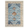 thumbnail image 6 of Yesfashion Carpets Area Rugs Washable 5'*7' Vintage Distressed Area Rug Indoor Stain-Resistant Non-Slip Floor Mat Boho Tribal Foldable Accent Rug, 6 of 7