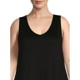 thumbnail image 2 of Terra & Sky Women's Plus Size Swing Tank Dress, 2 of 6