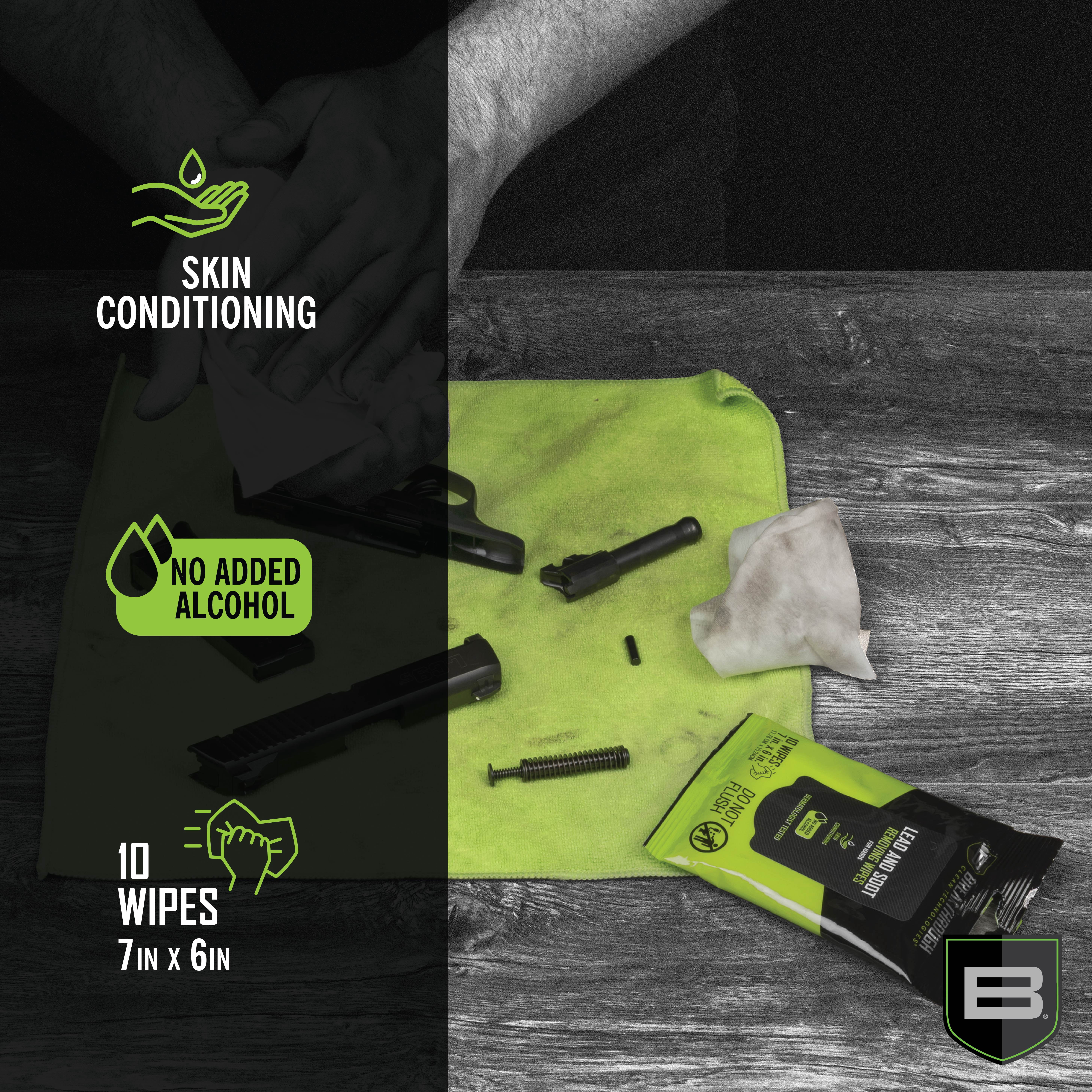 Breakthrough Clean Technologies® Lead and Soot Wipes (7 x 6 Wipe) - 10 Ct Pouch