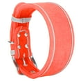 thumbnail image 3 of Collar ajustable para perros, transpirable, reflectante, con anilla en D, para perros medianos y grandes, color rosa M, 3 of 14