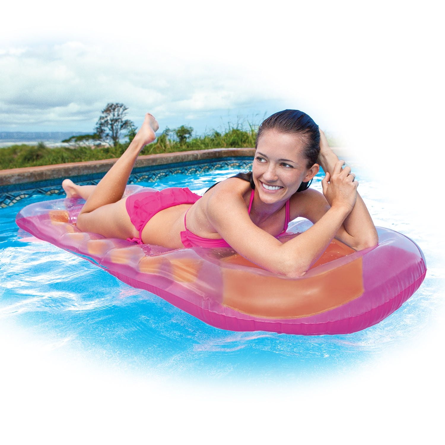 INTEX 18-Pocket Suntanner Pool Mat