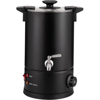 Coffee Chafer Urn- 64 Cup Stainless Steel Cafetera Coffee Percolator Hot  Water Dispenser for Kitchen Restaurant Buffet- 4 Gallon - Walmart.com