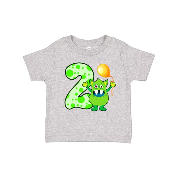 Inktastic 2nd Birthday Monster Boys or Girls Toddler T-Shirt
