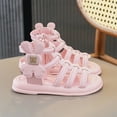 thumbnail image 4 of UngA Kids Sandals Girls Toddler Girls Sandals Little Girls Kids Summer Shoes Toddler Sandals Princess Shoes(Pink,Size 3.5), 4 of 4