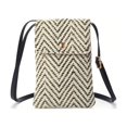 thumbnail image 1 of Hukapapa Messenger bag bolso femenino tejido de paja bolso para teléfono móvil, 1 of 5