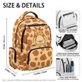 thumbnail image 7 of Yspwyqan Cute Giraffe Print School Backpack for Kids, 17 Inch Lightweight 600D Polyester Backpack, Fits 15.6 Laptop, Multi-Pocket Front Pocket Bookbag for Elementary Middle Travel, 7 of 7