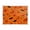 Orange Pumpkins and Bats, variant on Acrylic Tray Clear Serving Tray Rectangle Decorative Tray with Cut Handle Pumpkins Adorned in Bows