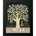 thumbnail image 2 of LaPoint, Annie 15x18 Black Modern Framed Museum Art Print Titled - Tree of Life, 2 of 5