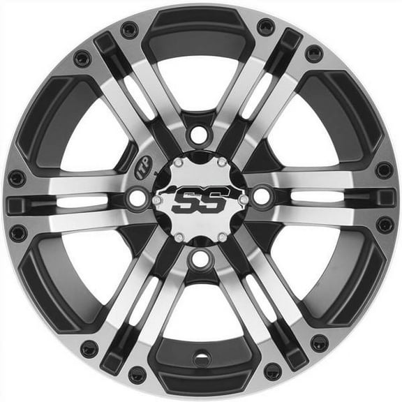 ITP SS212 Machined Aluminum Wheel 12x7 5 2 Offset 4/137 Bolt Pattern ATV/UTV (1222230404B)
