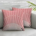 thumbnail image 3 of Boho Throw Pillow Covers,Boho Pillow Covers ,Boho Bohemian Room Decor,Boho Sunshine Decorative Pillow Covers for Home Bedroom,Bohemian Decor,Boho Gifts for Women (Pink), 3 of 5