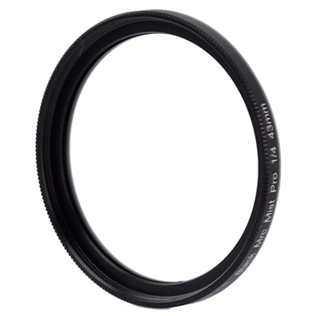 Filtro de lente resistente al agua, filtro suave negro 1/4 Filtro resistente al agua Filtro de lente de cámara diseñado para el futuro
