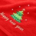 thumbnail image 4 of KTTECTOA Christmas Towel Gift Towel Face Towel Red Santa Claus Adult Gift Towel Clearance Dorm Room Essential Canada Days Dorm Room Essential Christmas, 4 of 6