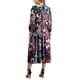 thumbnail image 2 of Anne Klein Womens FLoral Tiered Dress, black, XS, 2 of 2