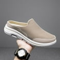 thumbnail image 3 of Slip On Mules & Clogs for Mens Light Open Back Shoes Comfort Walking Shoes Breathable Slippers Closed Toe Slides, 3 of 9