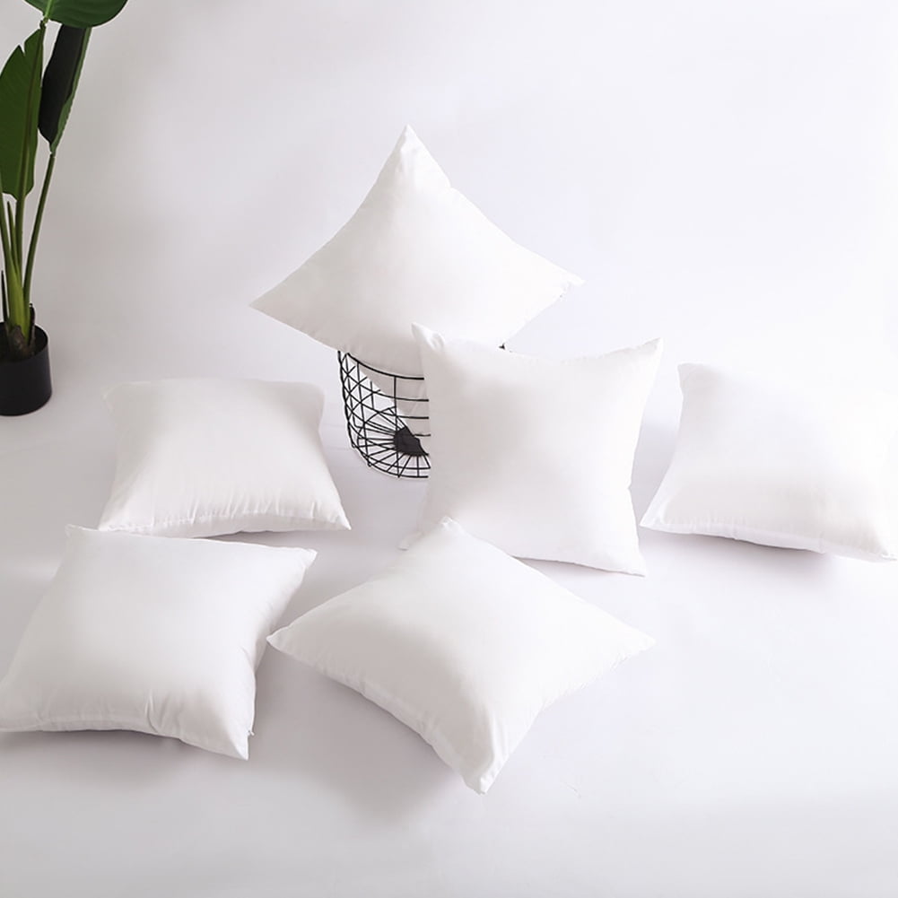 2 Cushion Pillow Inserts Core Cotton Cushion Inner Filler Pillow 45 x 45 50 x 50 